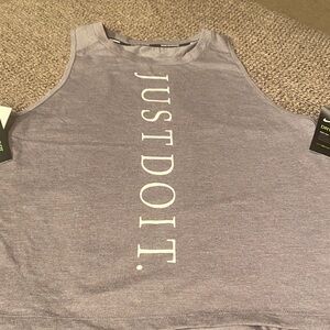 Nike Heather Gray Sleeveless Top🧦